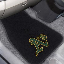 MLB - Oakland Athletics 2-pc Embroidered Car Mat Set