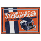 NFL - Denver Broncos 5x8 Rug