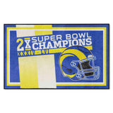 NFL - Los Angeles Rams 4x6 Rug