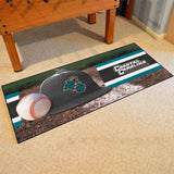 Coastal Carolina Chanticleers Baseball Runner Rug - 30in. x 72in.