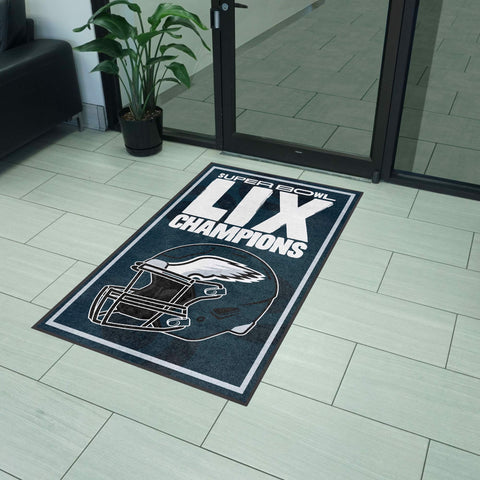 2024-25 Super Bowl LIX Champions - Eagles 3X5 Logo Mat