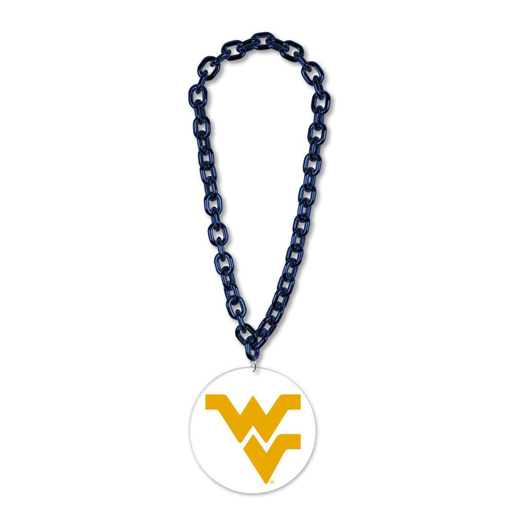 West Virginia Mountaineers Necklace Big Fan Chain