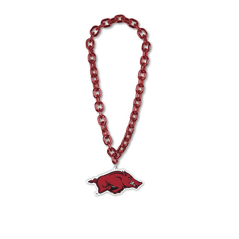 Arkansas Razorbacks Necklace Big Fan Chain