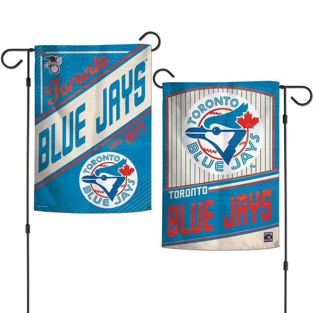 Toronto Blue Jays Flag 12x18 Garden Style 2 Sided Cooperstown