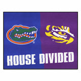 House Divided Mat - Florida / LSU