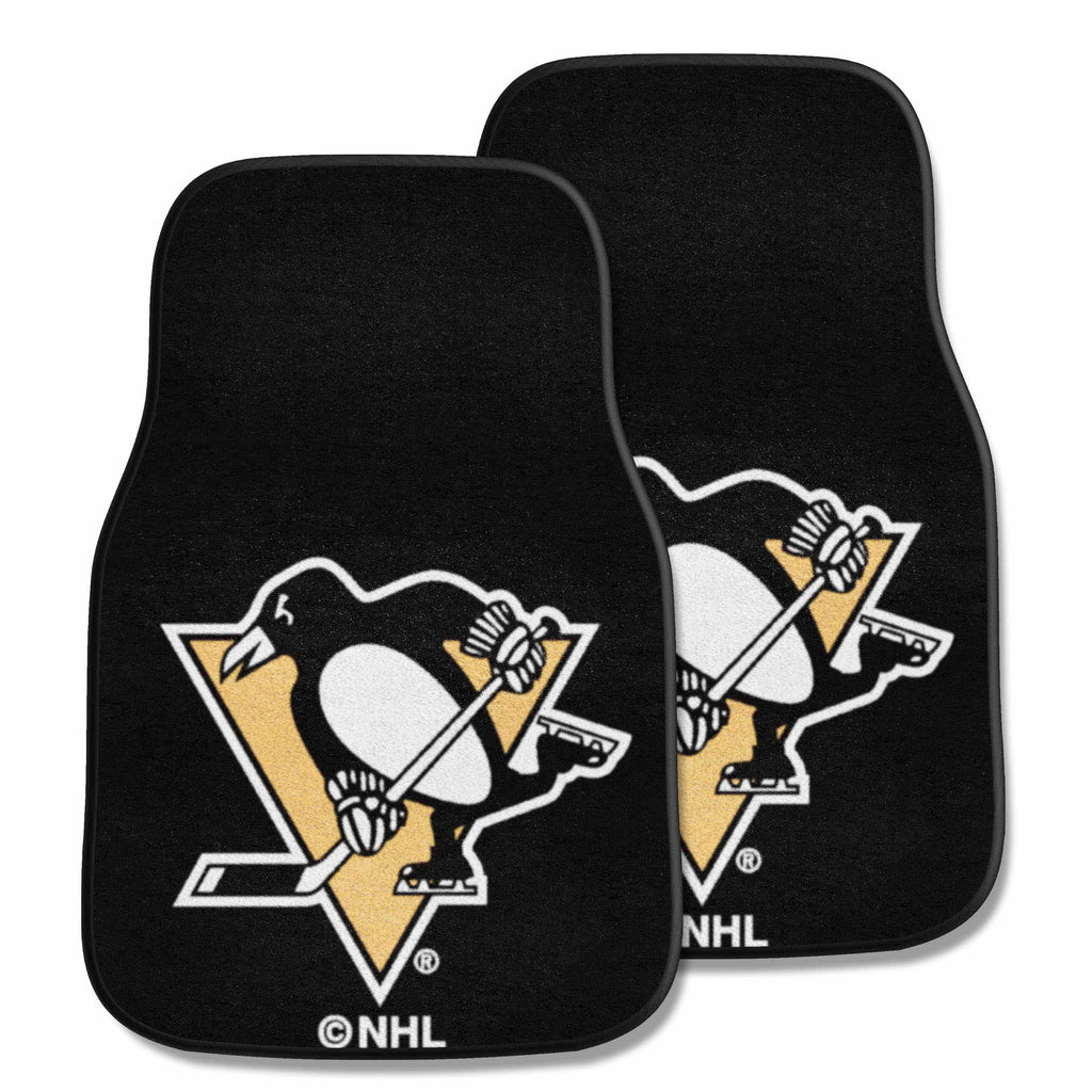 NHL - Pittsburgh Penguins 2-pc Carpet Car Mat Set