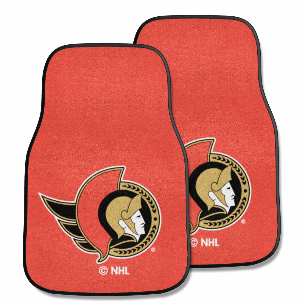 NHL - Ottawa Senators 2-pc Carpet Car Mat Set