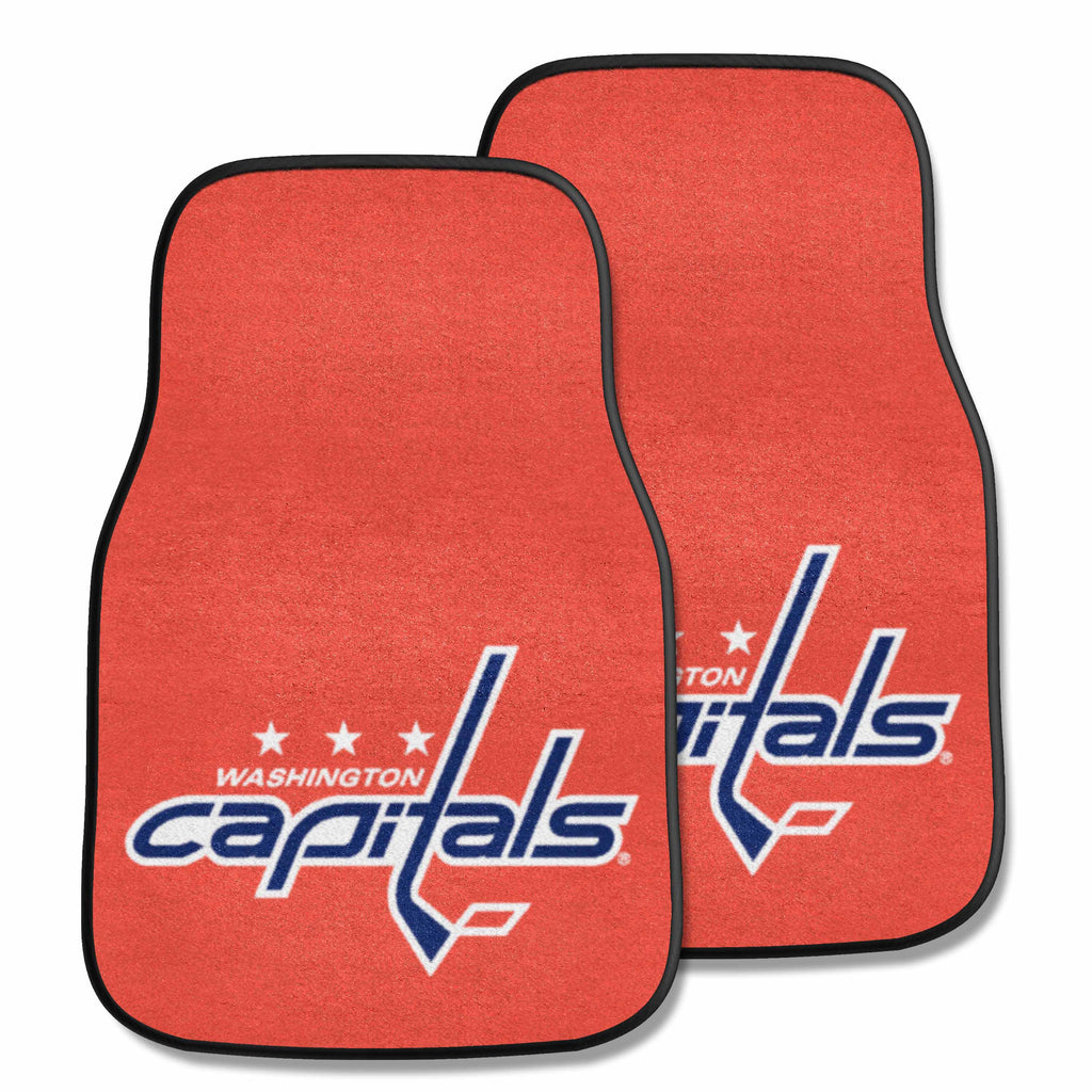 NHL - Washington Capitals 2-pc Carpet Car Mat Set