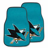 NHL - San Jose Sharks 2-pc Carpet Car Mat Set