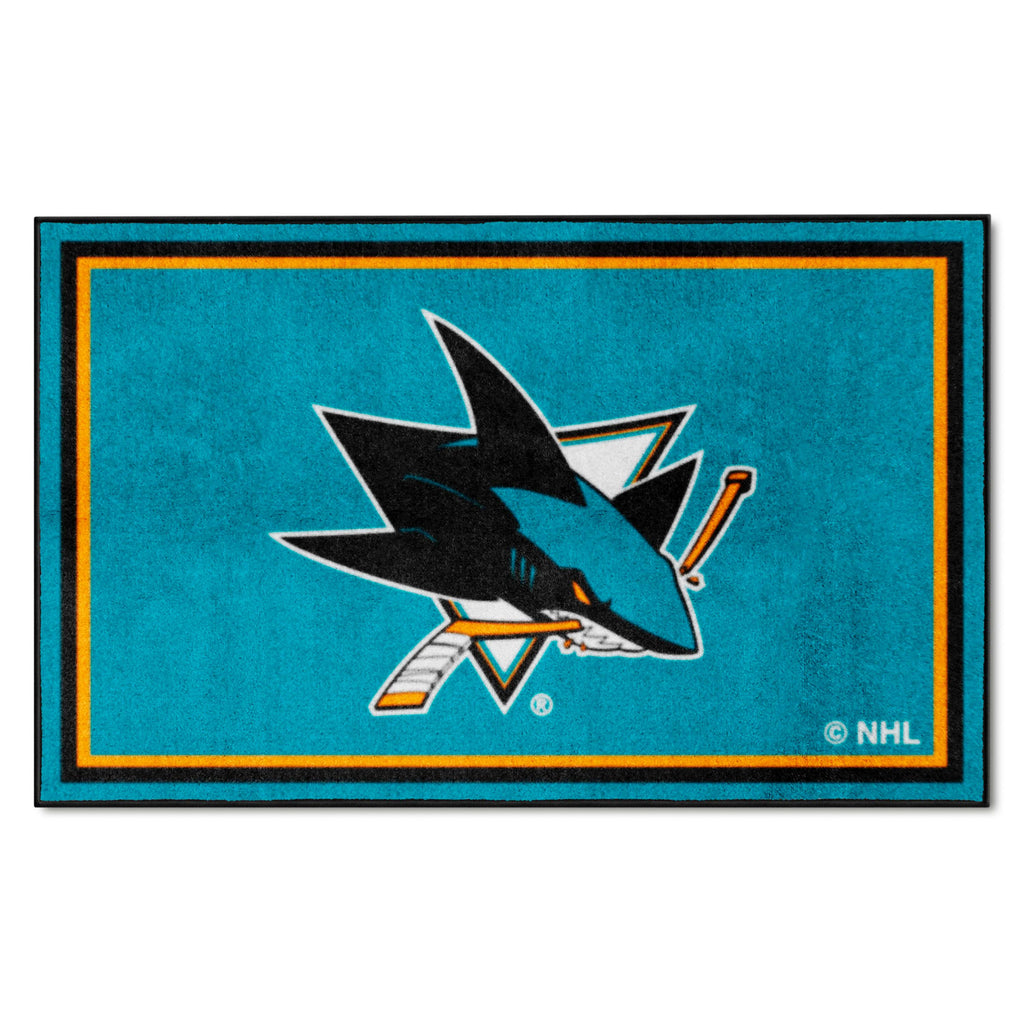 NHL - San Jose Sharks 4x6 Rug