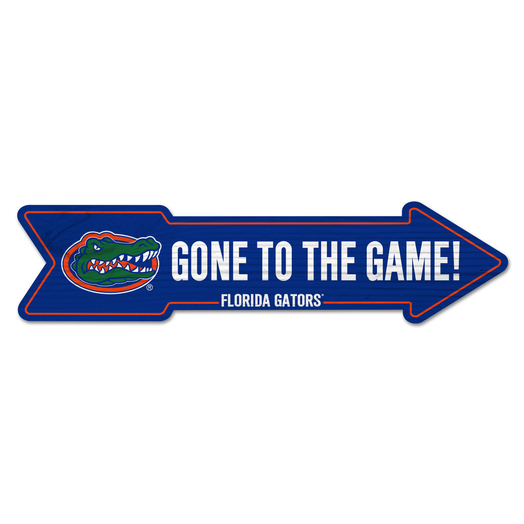 Florida Gators Sign 6x24 Wood Arrow