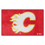 NHL - Calgary Flames 4X6 Logo Mat - Landscape