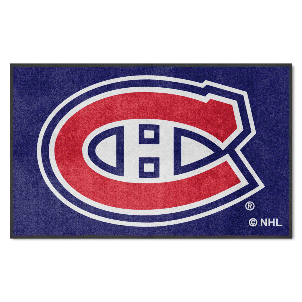 NHL - Montreal Canadiens 4X6 Logo Mat - Landscape