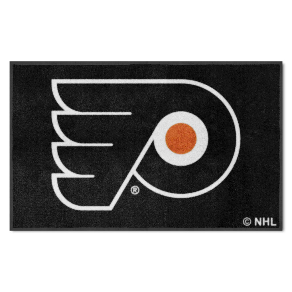 NHL - Philadelphia Flyers 4X6 Logo Mat - Landscape