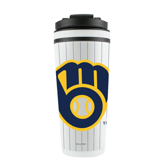 Milwaukee Brewers Ice Shaker 26oz Stainless Steel