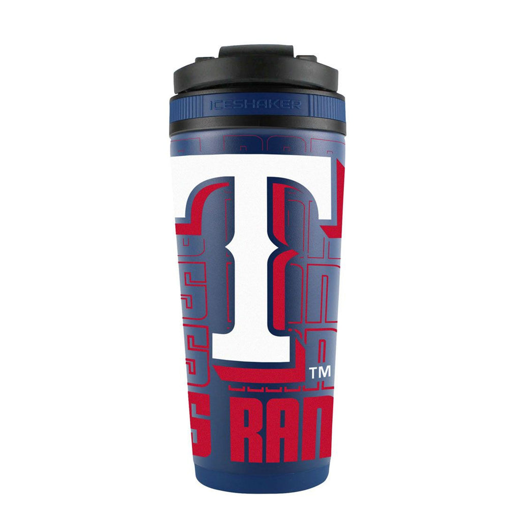 Texas Rangers Ice Shaker 26oz Stainless Steel