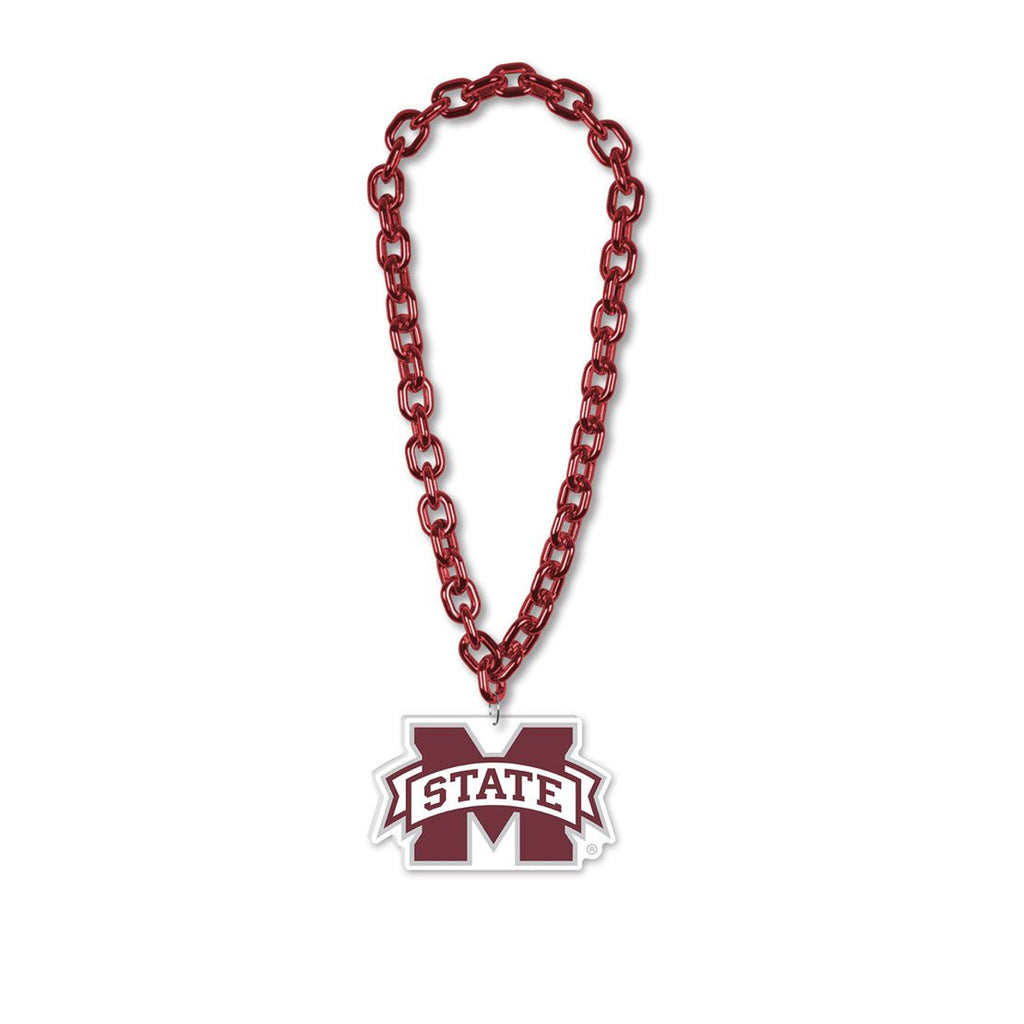 Mississippi State Bulldogs Necklace Big Fan Chain