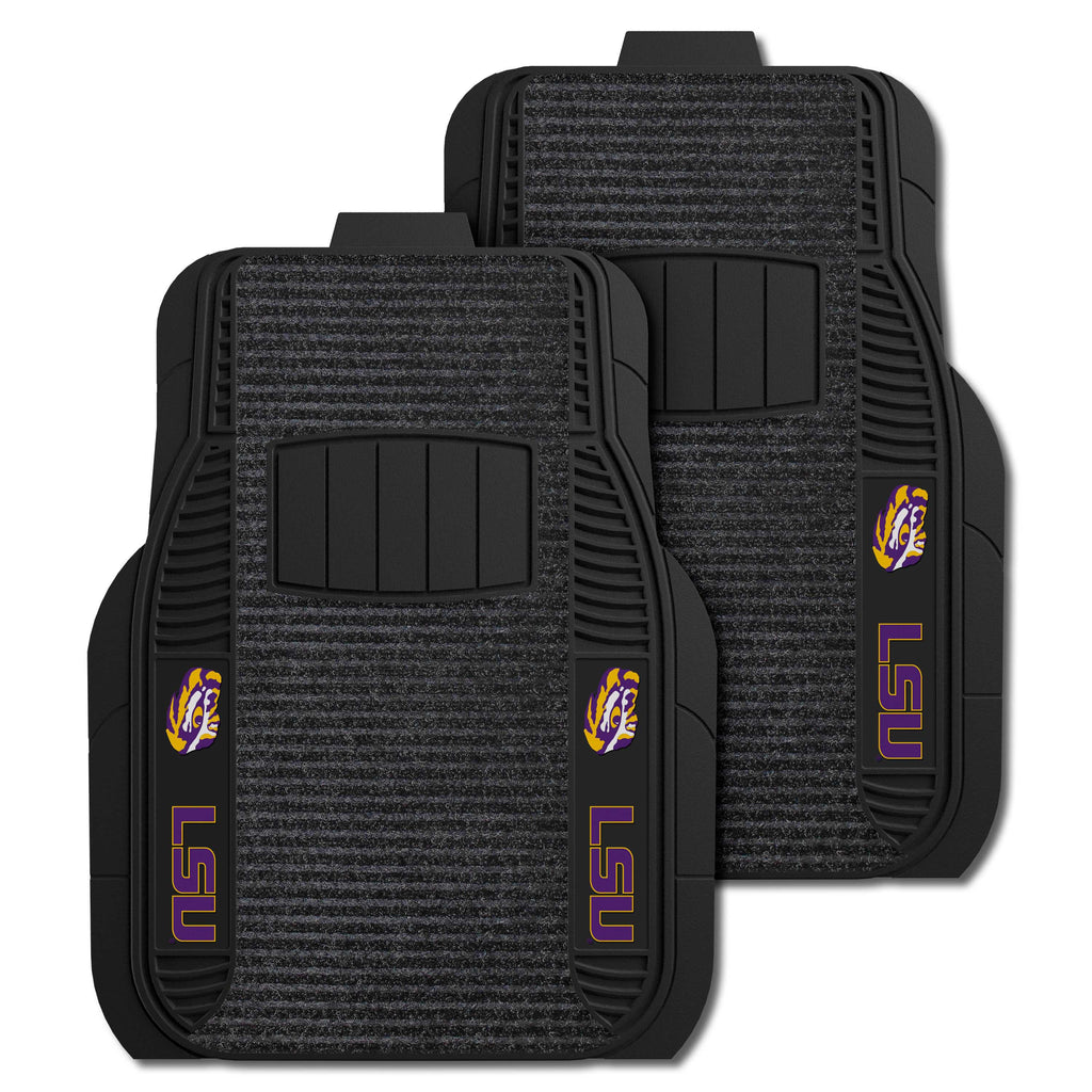 LSU 2-pc Deluxe Car Mat Set