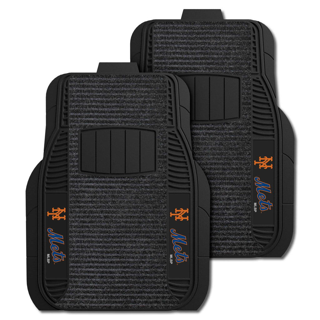 MLB - New York Mets 2-pc Deluxe Car Mat Set