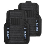 NAVY 2-pc Deluxe Car Mat Set