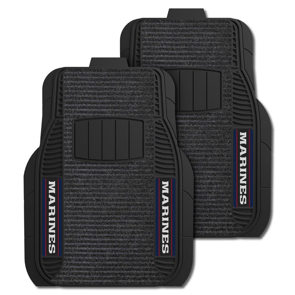 MARINES 2-pc Deluxe Car Mat Set