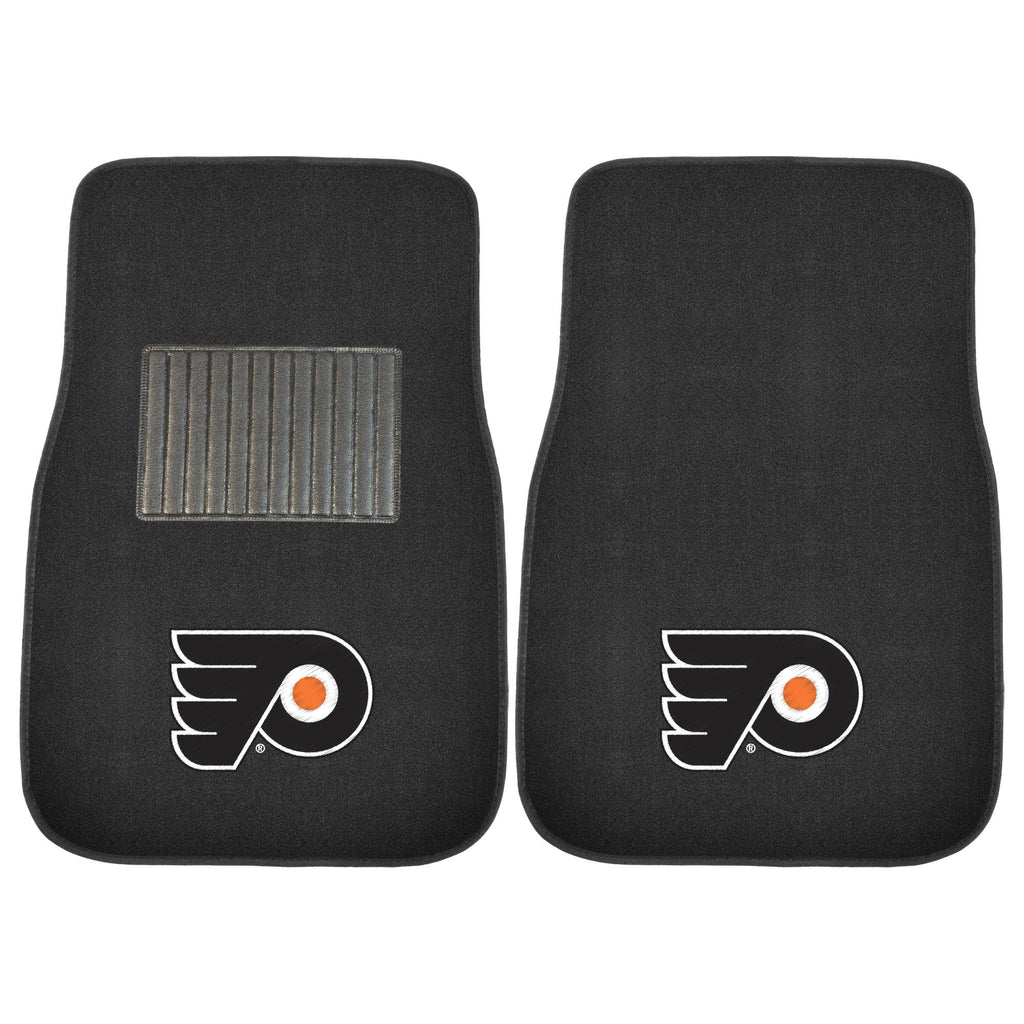 NHL - Philadelphia Flyers 2-pc Embroidered Car Mat Set