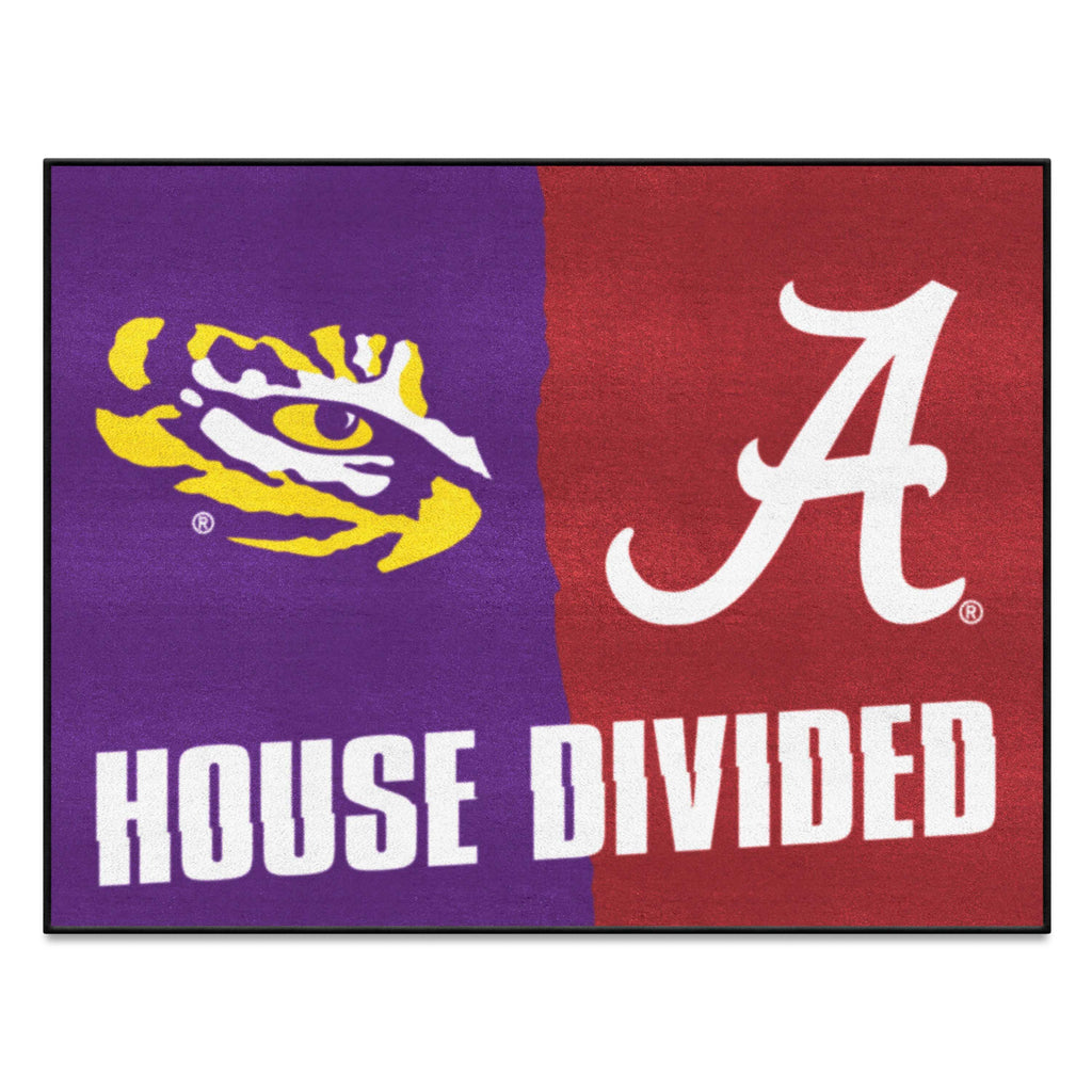 House Divided Mat - LSU / Alabama