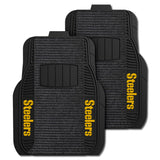 NFL - Pittsburgh Steelers 2-pc Deluxe Car Mat Set