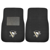 NHL - Pittsburgh Penguins 2-pc Embroidered Car Mat Set