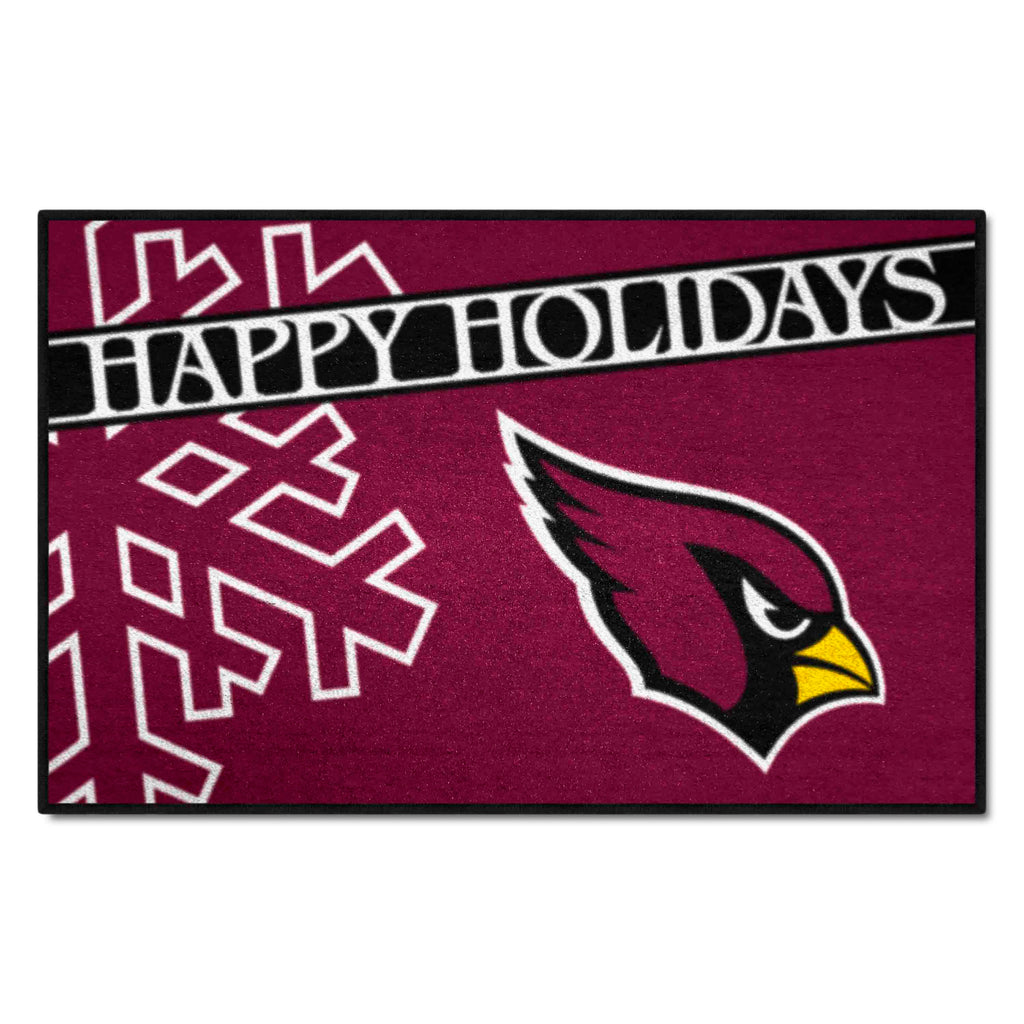 NFL - Arizona Cardinals Starter Mat - Happy Holidays