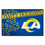 NFL - Los Angeles Rams Starter Mat - Happy Holidays