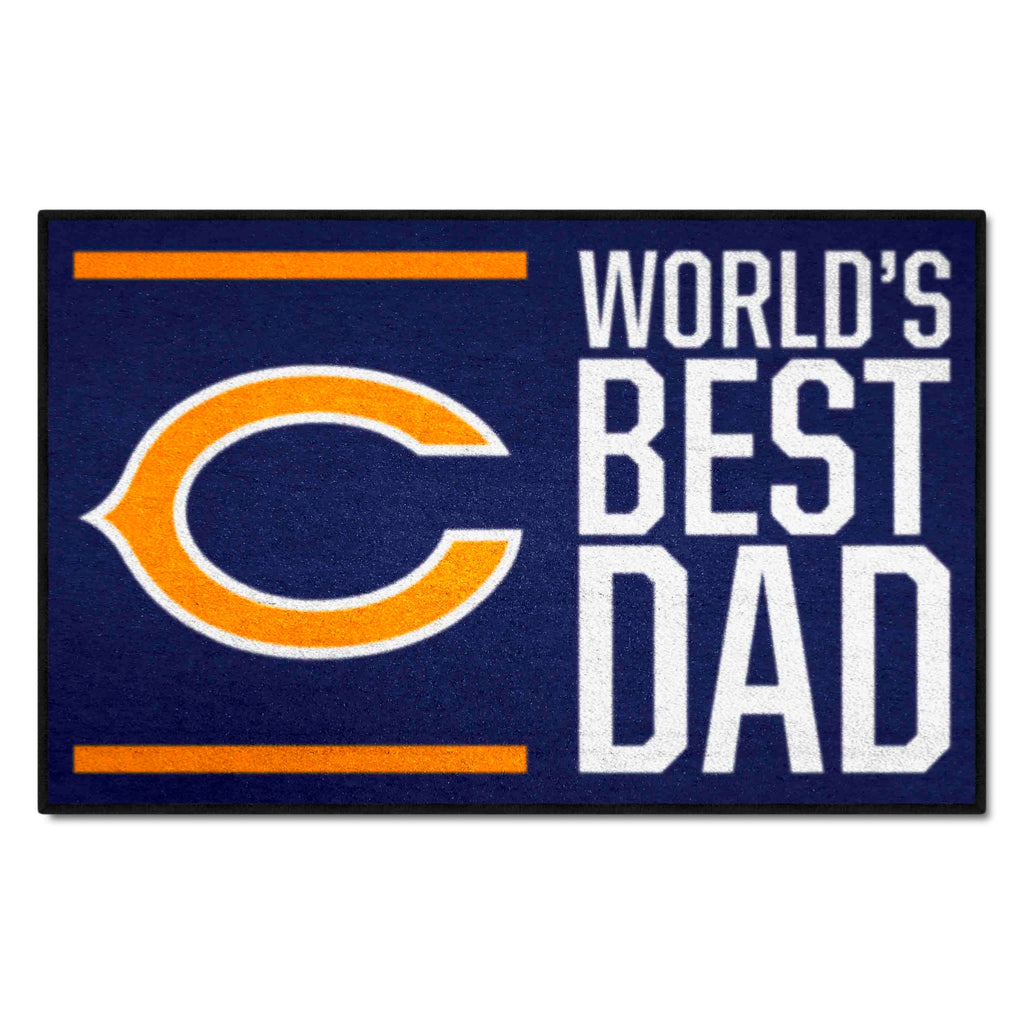 NFL - Chicago Bears Starter Mat - World's Best Dad