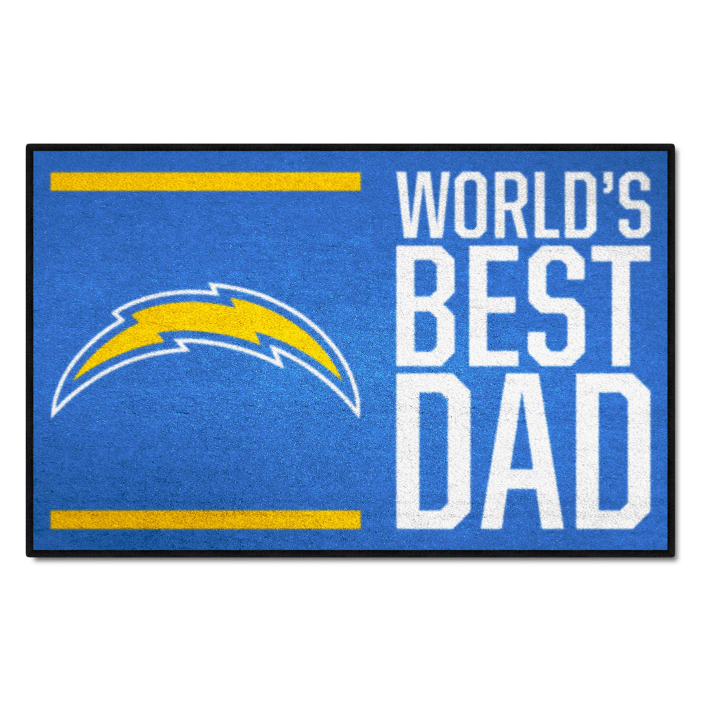 NFL - Los Angeles Chargers Starter Mat - World's Best Dad