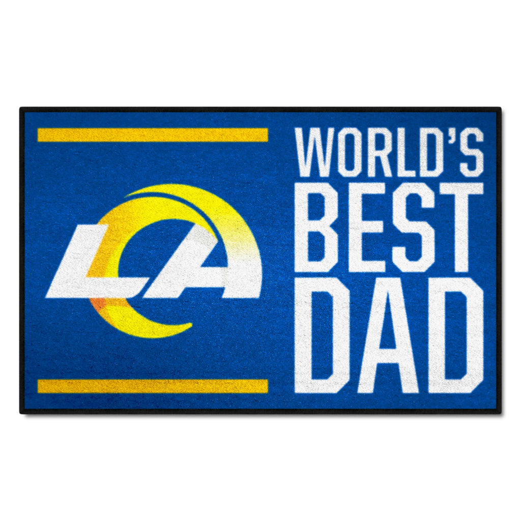 NFL - Los Angeles Rams Starter Mat - World's Best Dad