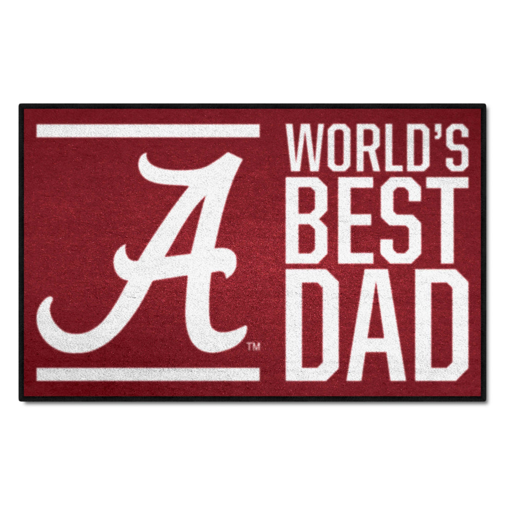 University of Alabama Starter Mat - World's Best Dad