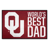 University of Oklahoma Starter Mat - World's Best Dad