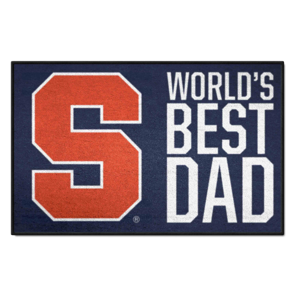 Syracuse University Starter Mat - World's Best Dad