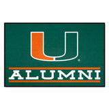 University of Miami Starter Mat - Alumni