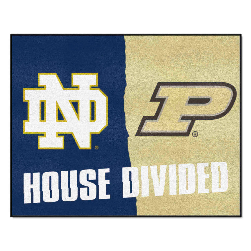 House Divided Mat - Notre Dame / Purdue