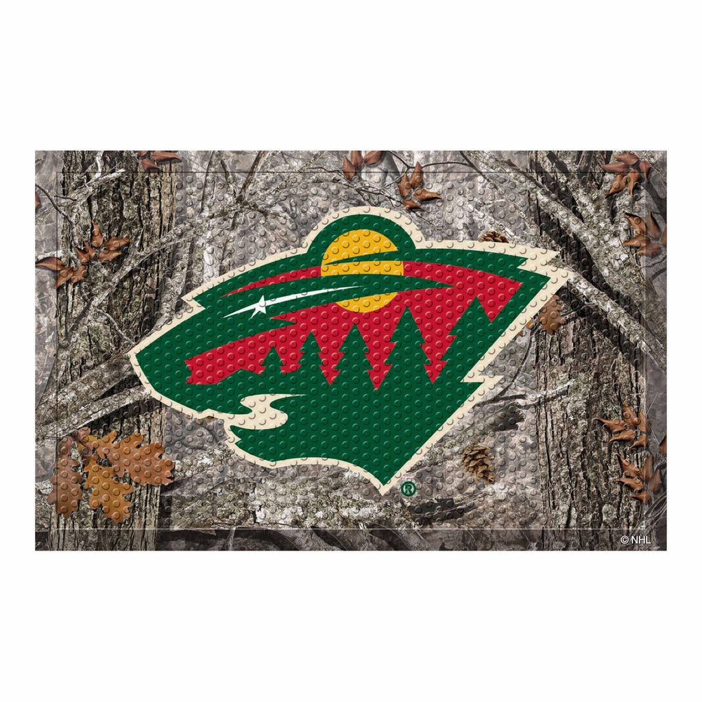 NHL - Minnesota Wild Camo Scraper Mat