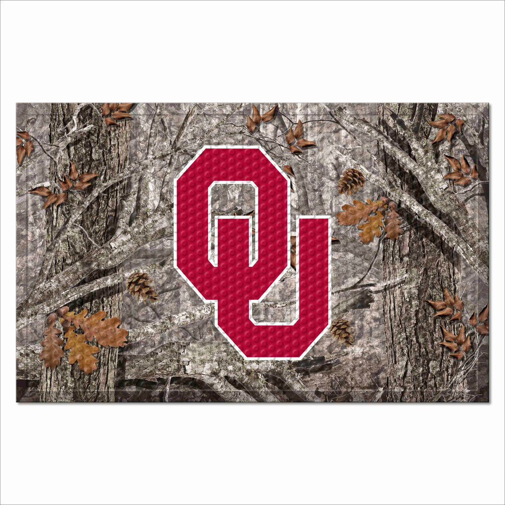 University of Oklahoma Camo Scraper Mat