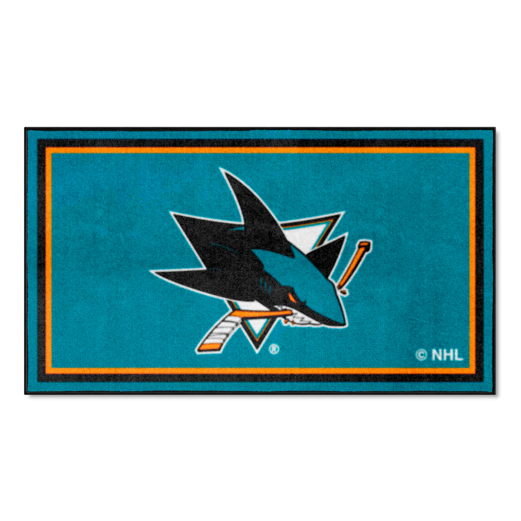 NHL - San Jose Sharks 3X5AREARUG