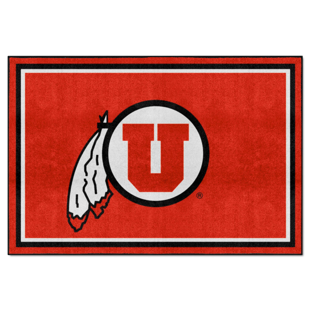 University of Utah 5x8 Rug