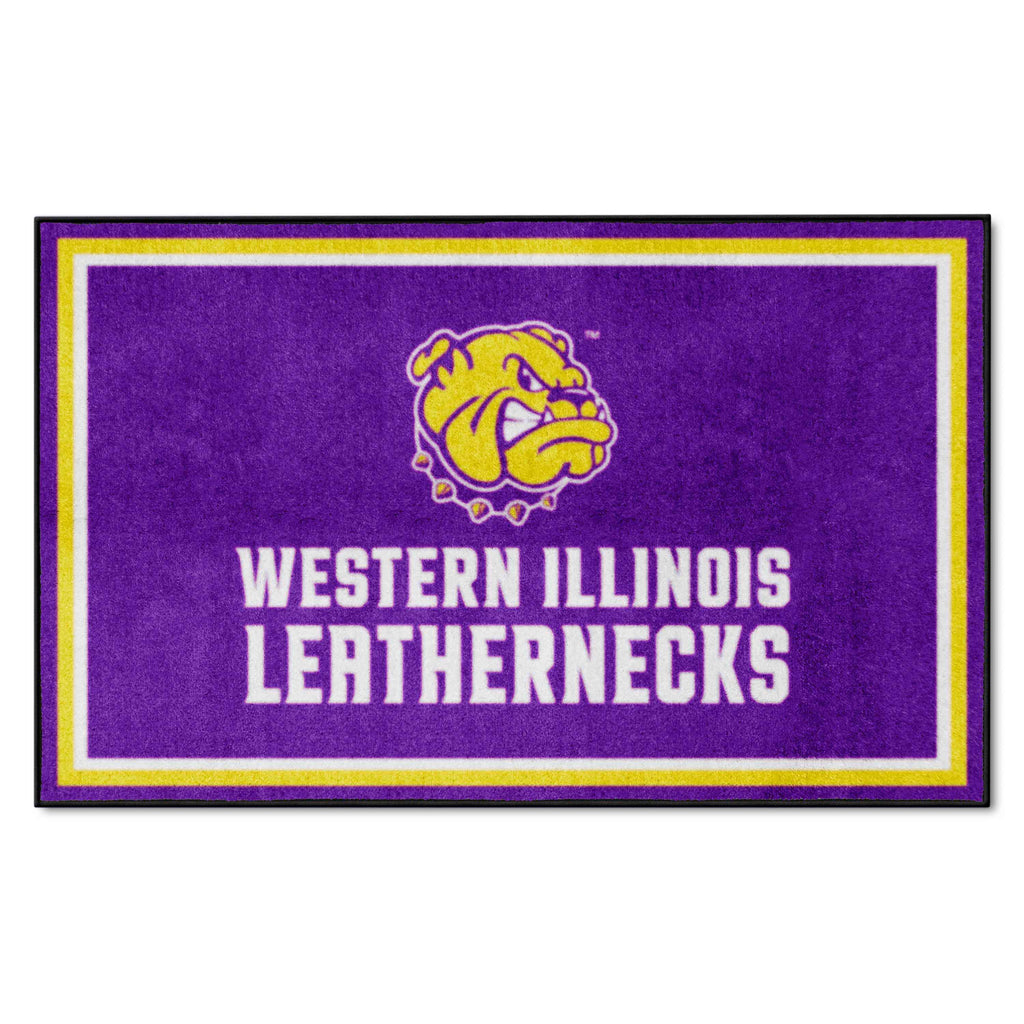 Western Illinois University 4x6 Rug