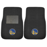 NBA - Golden State Warriors 2-pc Embroidered Car Mat Set