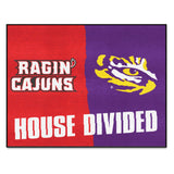 House Divided Mat - UL-Lafayette / LSU