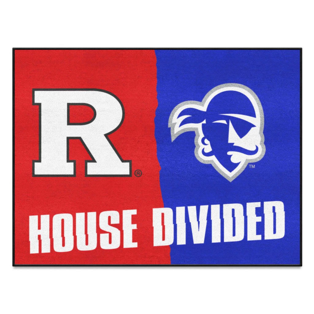 House Divided Mat - Rutgers / Seton Hall