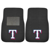 MLB - Texas Rangers 2-pc Embroidered Car Mat Set