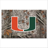 University of Miami Camo Scraper Mat