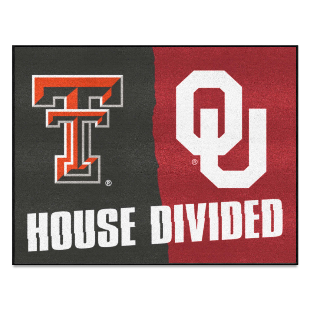 House Divided Mat - Texas Tech / Oklahoma